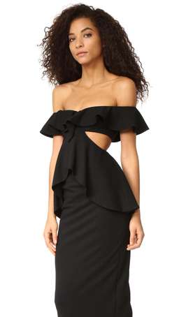 Fame and Partners Firefly Dress Black Size 6