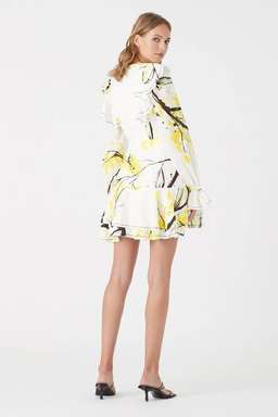 Aje Mimosa Wrap Mini Dress Size 8