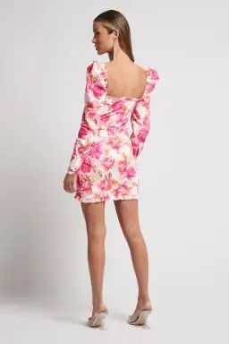 Sofia The Label Dolce Dress Pink Rose Floral Size 6 for rent on The Volte - image 2