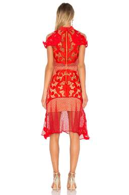 Thurley Rose Ceremony Dress Red Size 12 for rent on The Volte - image 3