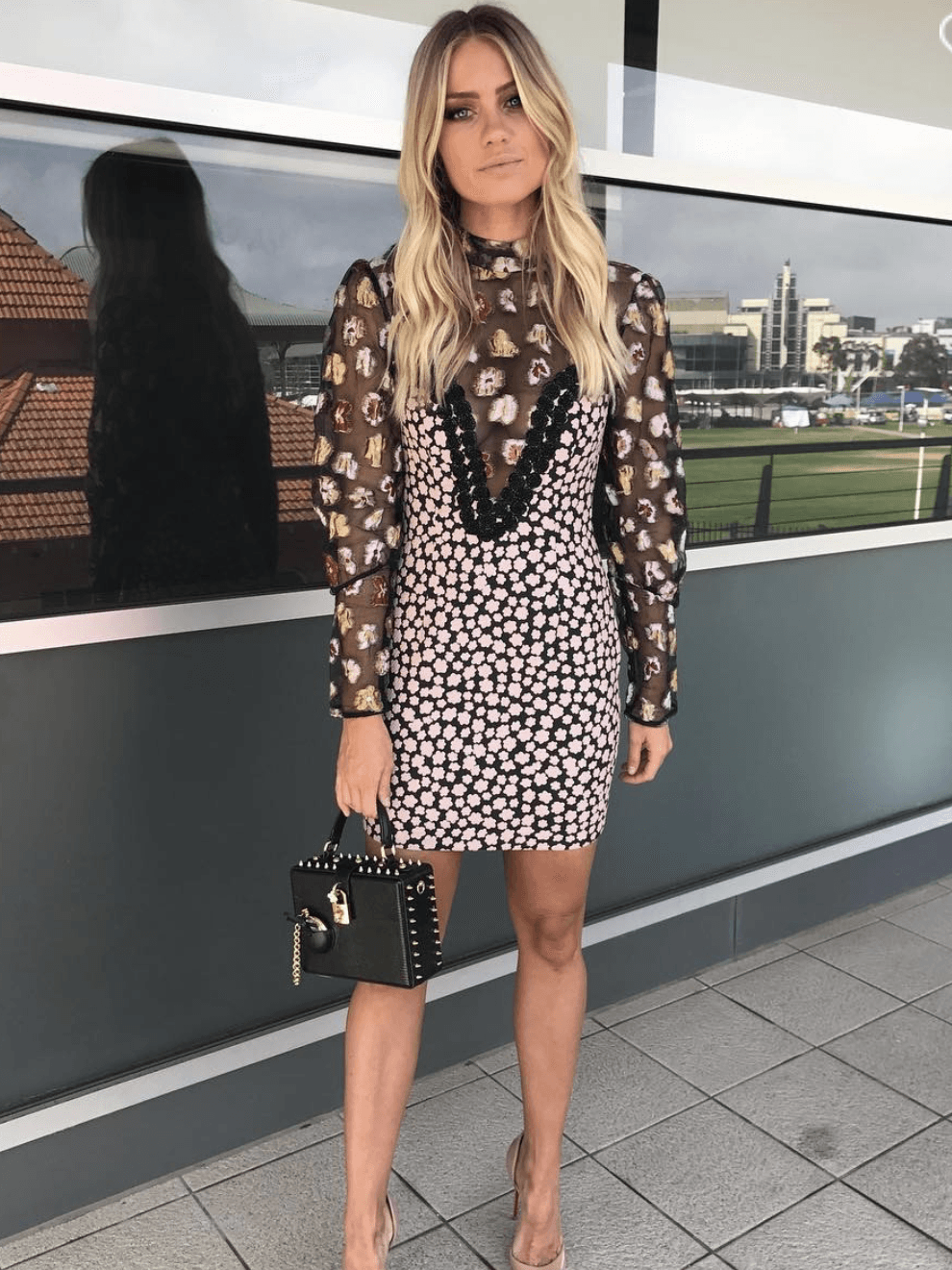 Asilio chimes at midnight dress size 12 for rent on The Volte - main image