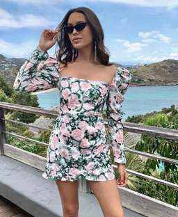 Atoir Contessa Mini Dress Floral Size 10 for rent on The Volte - image 2