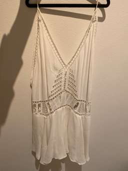 Magali Pascal Ivy Dress White Size 8 for rent on The Volte - image 5