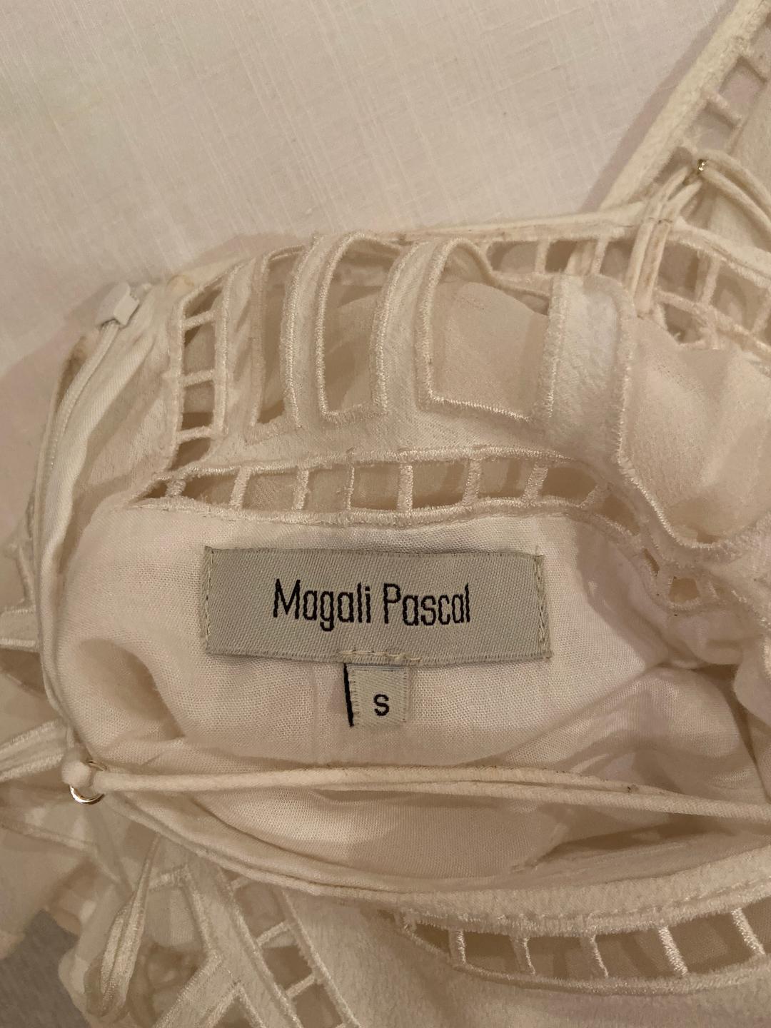 Magali Pascal Ivy Dress White Size 8 for rent on The Volte - main image