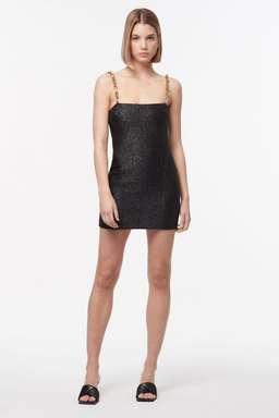 Manning Cartell Neo Classic Mini Dress with Chain Black Size 10 for rent on The Volte - image 1