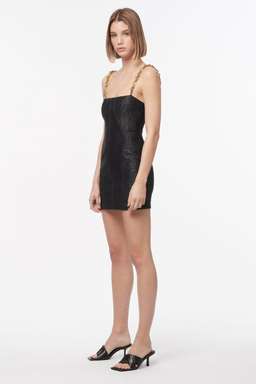 Manning Cartell Neo Classic Mini Dress with Chain Black Size 10 for rent on The Volte - image 2