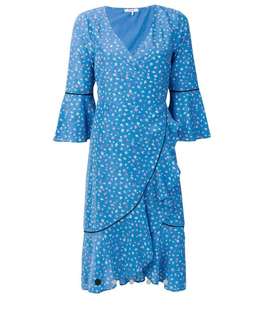 Ganni Beacon Wrap Dress for rent on The Volte - image 6