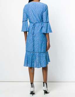 Ganni Beacon Wrap Dress for rent on The Volte - image 2