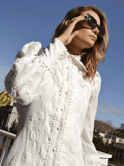 Mackenzie Mode Topiary Dress White Size 12 for rent on The Volte - image 5