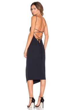 Shona Joy Crete Lace Up Midi Dress Size 10