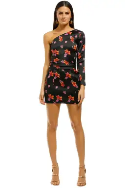 Bec and Bridge Love Crush Asymmetric Dress Print Size 8