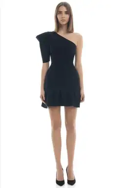 Misha Collection Soraya Mini Dress Black Size 12