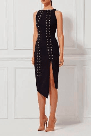 MISHA Ana Dress Black Size 10/M for rent on The Volte - main image