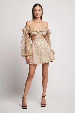 Sofia the Label Goldenhour Dress Gold Size 6 for rent on The Volte - image 1