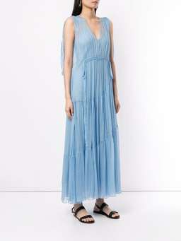 Lee Mathews Petra Tiered Dress - Blue for rent on The Volte - image 1