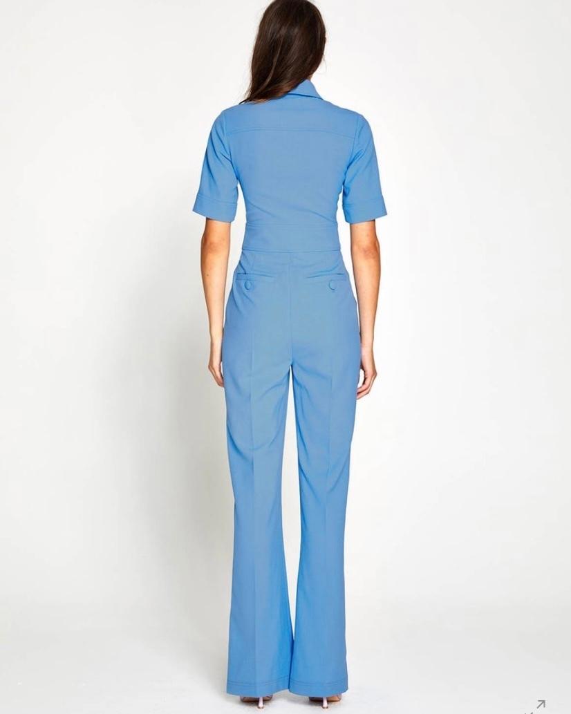 Alice McCall Little Journey Jumpsuit in curulean size 8 for rent on The Volte - main image