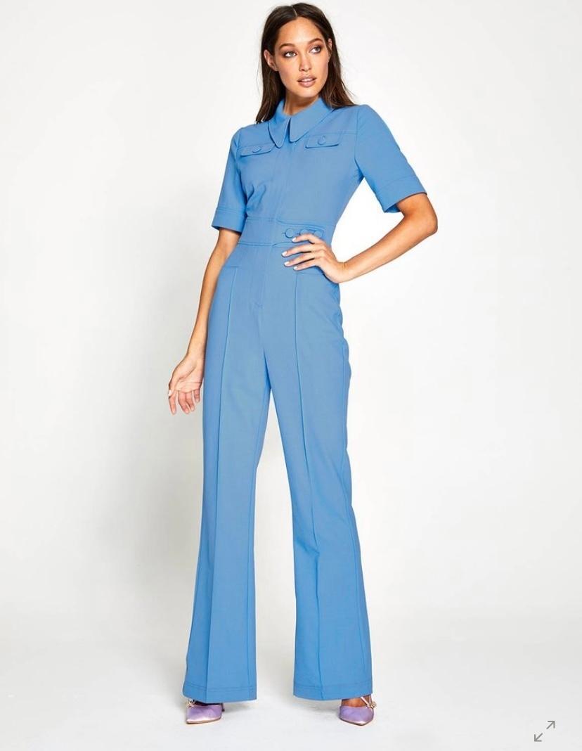 Alice McCall Little Journey Jumpsuit in curulean size 8 for rent on The Volte - main image