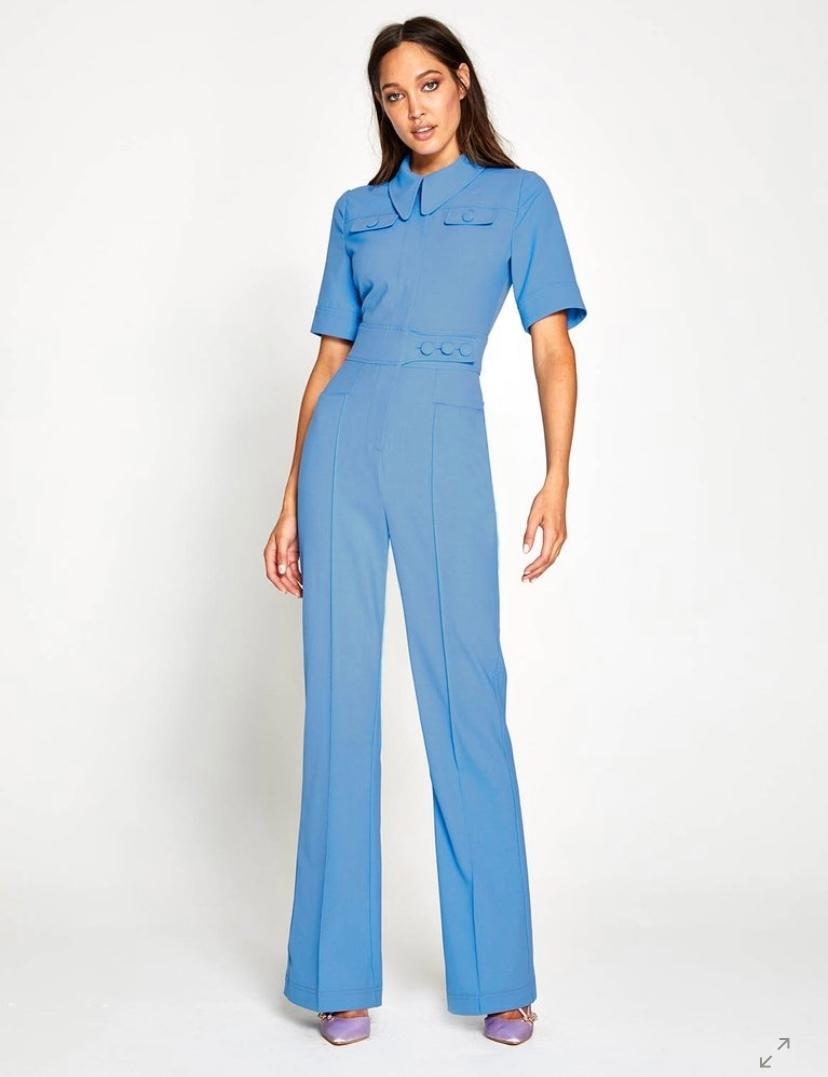 Alice McCall Little Journey Jumpsuit in curulean size 8 for rent on The Volte - main image