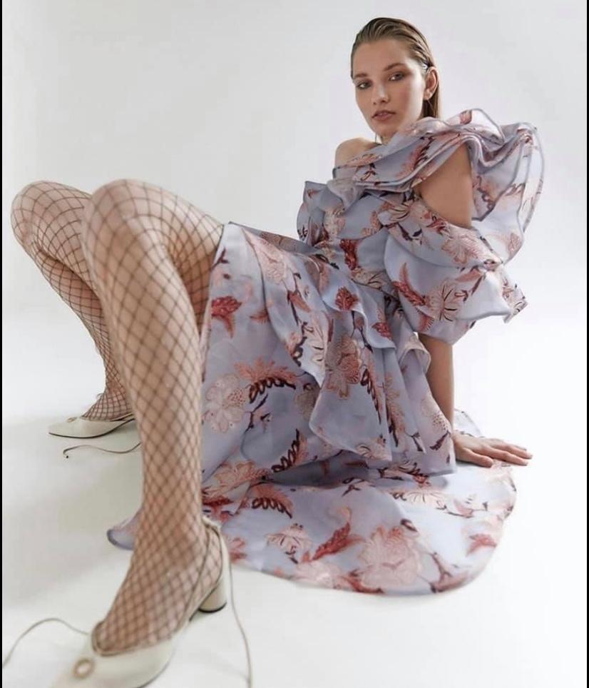 Thurley Folklore Frill Dress in size 8 for rent on The Volte - main image