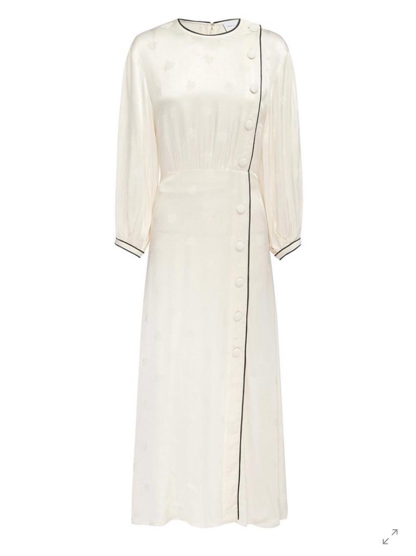 Alice McCall Hotel Lobby Midi Dress, cream in size 6 for rent on The Volte - main image