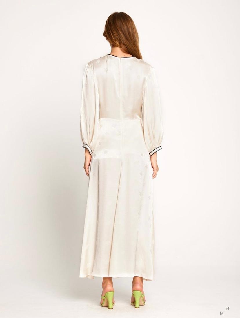 Alice McCall Hotel Lobby Midi Dress, cream in size 6 for rent on The Volte - main image