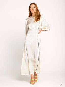 Alice McCall Hotel Lobby Midi Dress, cream in size 6 for rent on The Volte - image 2