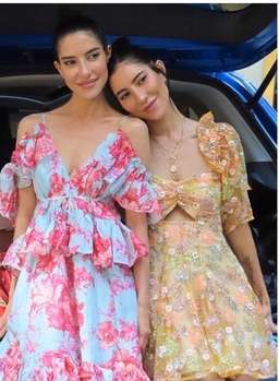 Alice McCall Flamingo Midi Dress in Spearmint in Size 6. for rent on The Volte - image 4