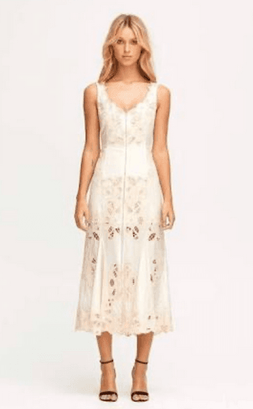 Alice McCall Love Take Over Midi Nude Dress size 6 for rent on The Volte - main image