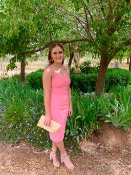 By Johnny Panelled Bust Midi Dress