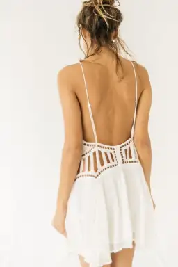 Magali Pascal Ivy Dress White Size XS for rent on The Volte - image 2