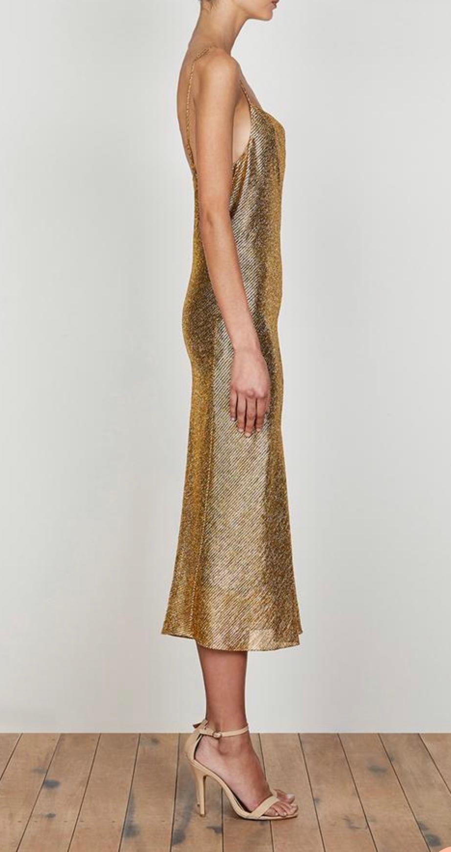 Cleo Bias Cowl Midi Dress - Image 3