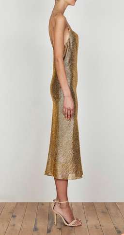 Cleo Bias Cowl Midi Dress