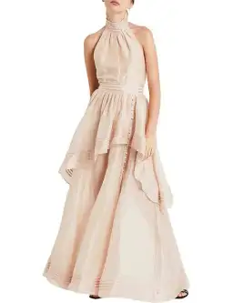Aje Sienna Dress Blush Size 8