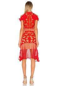 Stunning THURLEY Rose Ceremony Red Midi Dress - Size 6 - RRP $649.99