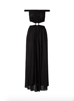 Scanlan Theodore Cotton Voile Ring Dress Black Size S / Au 8 for rent on The Volte - image 7