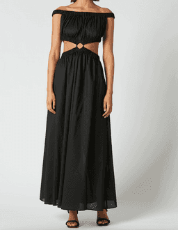 Scanlan Theodore Cotton Voile Ring Dress Black Size S / Au 8 for rent on The Volte - image 2