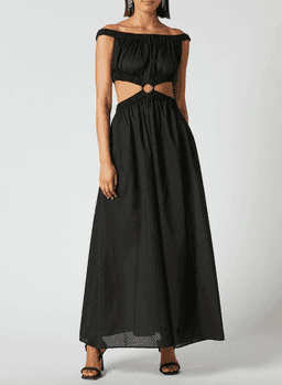 Scanlan Theodore Cotton Voile Ring Dress Black Size S / Au 8 for rent on The Volte - image 5