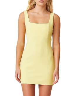 Bec and Bridge Gemma Mini Dress Yellow Size 14