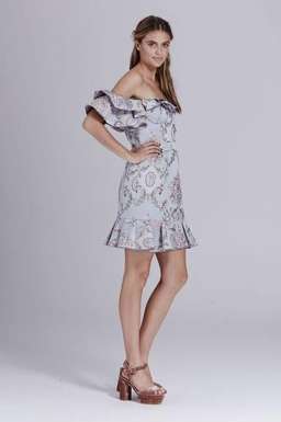 We are kindred “mollie off the shoulder dress”- size 10/M