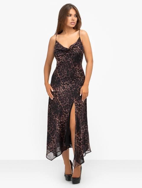 Misha Johanna Midi Dress Print Size 10 for rent on The Volte - main image