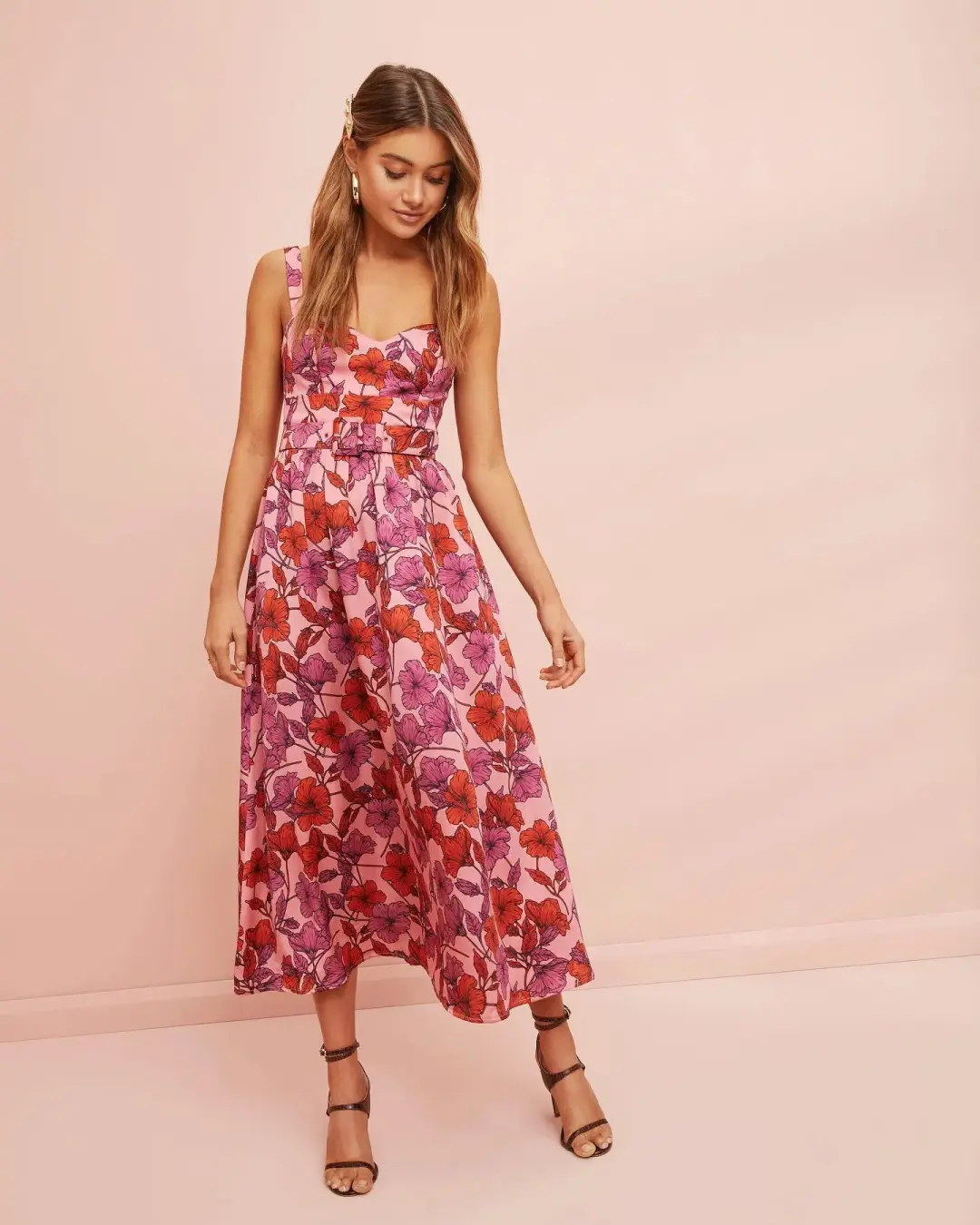 Kookaï Valencia Dress Floral Size 36 for rent on The Volte - main image