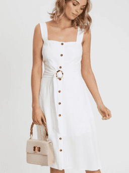 Jessamina Midi Dress size 12 for rent on The Volte - image 2