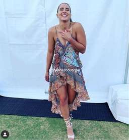 Camilla Girls Club Frill Midi Dress Print Size 10/M for rent on The Volte - image 1