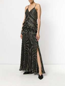 Self Portrait Metallic Polka Dot Gown size10 for rent on The Volte - image 1