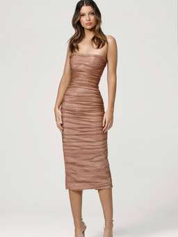 Lexi Courtney Dress brown size 8