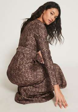 Sir The Label Siena Asymmetric Ruffle Gown size 10