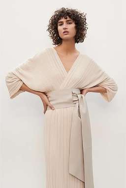 Country Road (Belted) Pleat Dress - Kimono Style for rent on The Volte - image 2