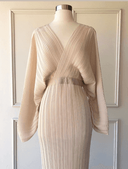 Country Road (Belted) Pleat Dress - Kimono Style for rent on The Volte - image 3