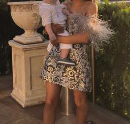 Alice McCall Pop Goes the Party Dress Pebble Blue Size 8