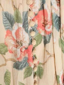 Zimmermann Kirra Short Halter Dress in Peach Magnolia, Size 10 (ZM 1)